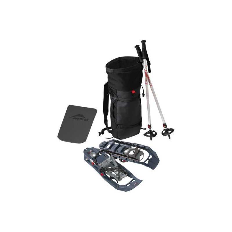 MSR - EVO Trail Kit, ciaspole bastoncini e zaino