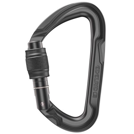 Edelrid - Pure Screw III, moschettone ghiera sosta
