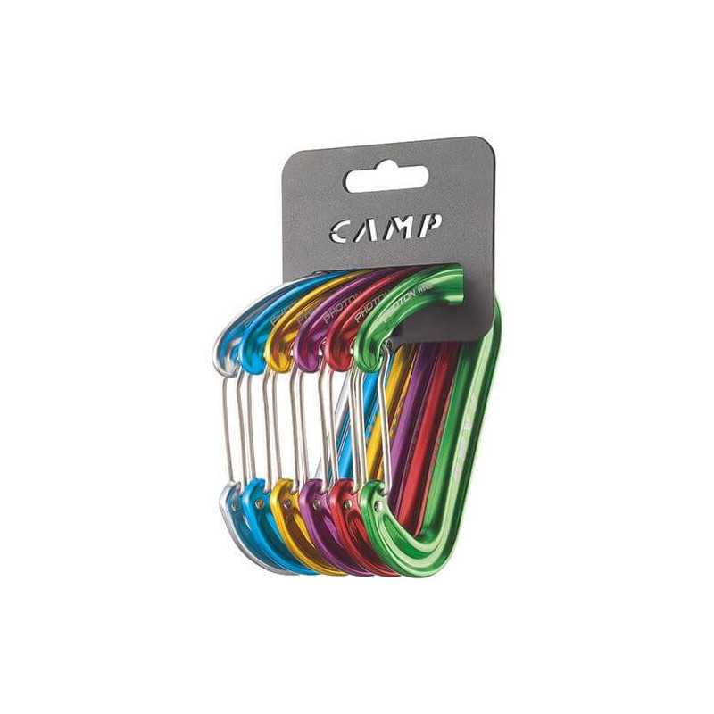 CAMP - Photon Wire Rack Pack 6pz, mousquetons