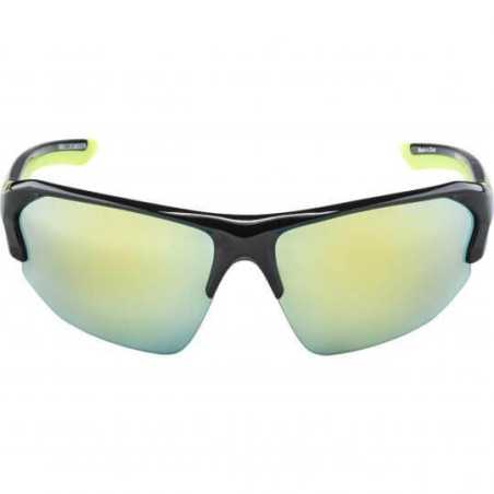Alpina - Lyron HR, lunettes de sport néon noires