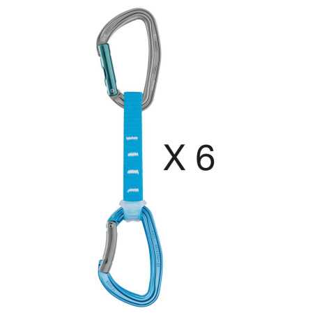 Petzl - Djinn Axess 6pz, ensemble de dégaine d'escalade sportive robuste