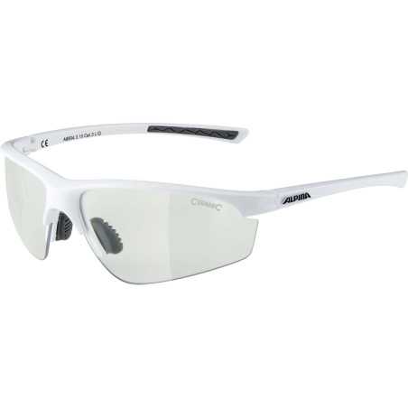 Alpina - Tri-Effect 2.0, White sports glasses