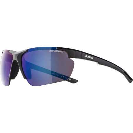 Alpina - Defey HR, Schwarze Sportbrille