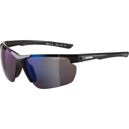 Alpina - Defey HR , occhiali sportivi Black