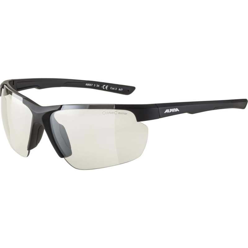Alpina - Defey HR, gafas deportivas Black Matt