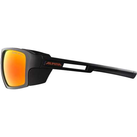 Alpina - Skywalsh, lunettes de protection Black Red Glacier