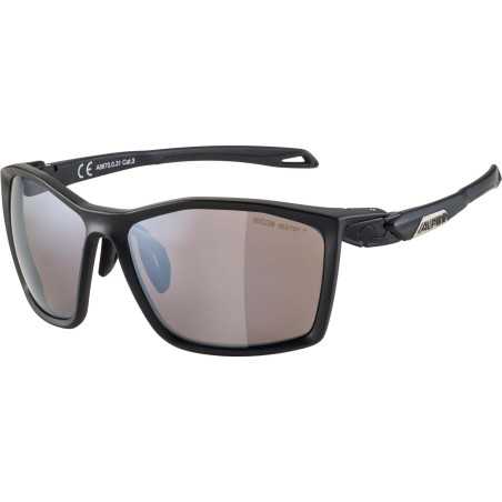 Alpina - Twist Five, occhiali sportivi Black Matt Silver