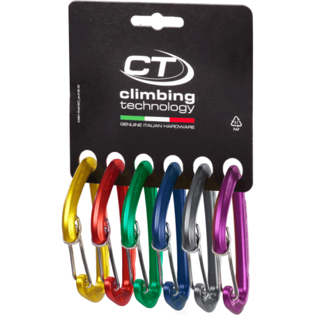 Climbing Technology - Berry Pack 6 colored carabiners