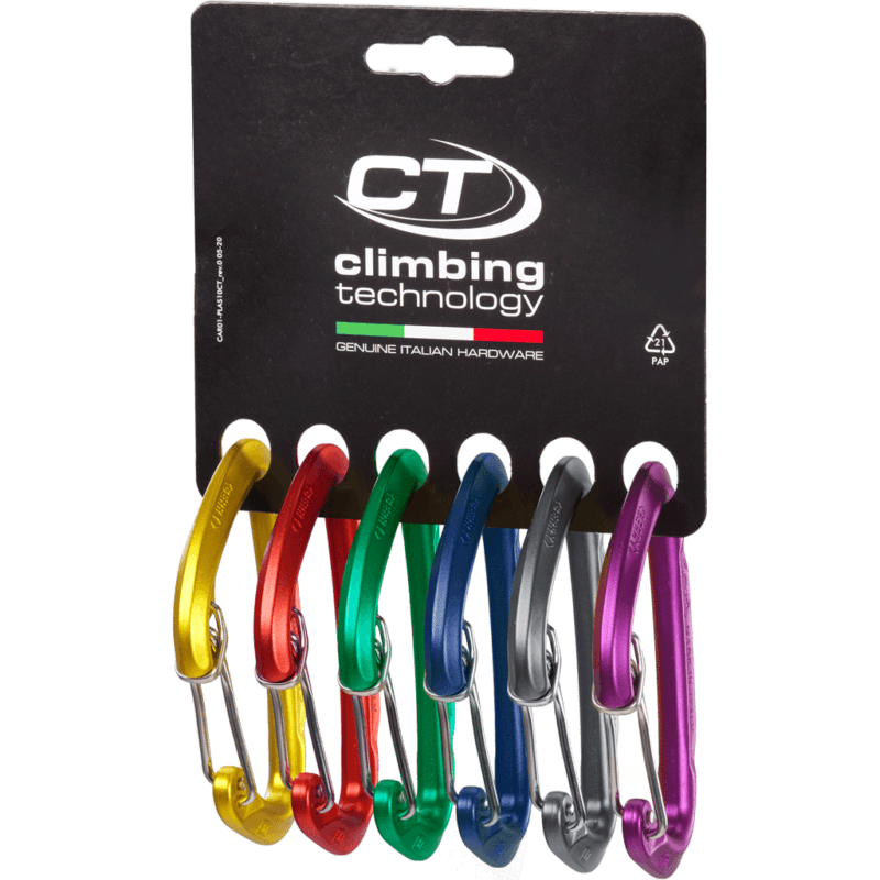 Climbing Technology - Berry Pack 6 colored carabiners