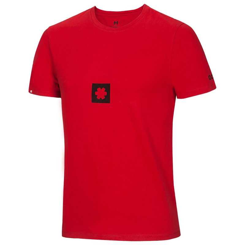 Ocun - Logo Tee men Garnet Red, maglietta uomo