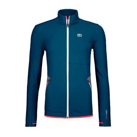 Ortovox - Fleece Jacket W petrol blue, giacca in pile donna