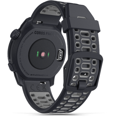 Coros - Pace 2 Black Silicon, montre de sport GPS