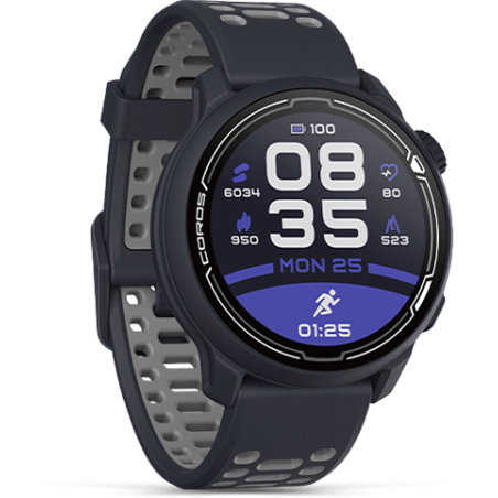 Coros - Pace 2 Black Silicon, reloj deportivo con GPS