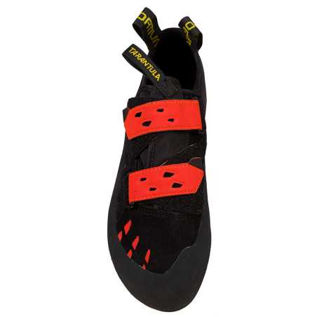 La Sportiva - Tarantula Black/Poppy, scarpetta arrampicata